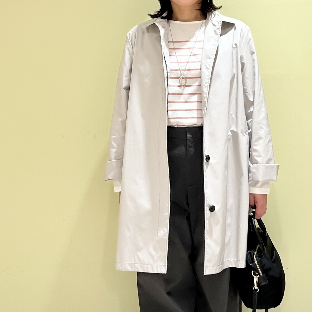 【6F J.PRESS LADIES】春の旅行にもぴったり ステンカラーコート