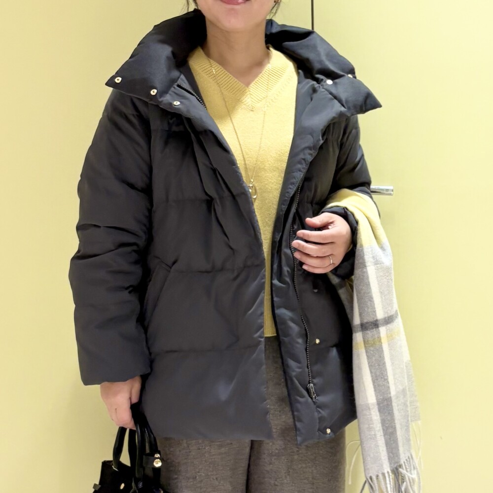 【6F J.PRESS LADIES】定番のミドル丈ダウンコート