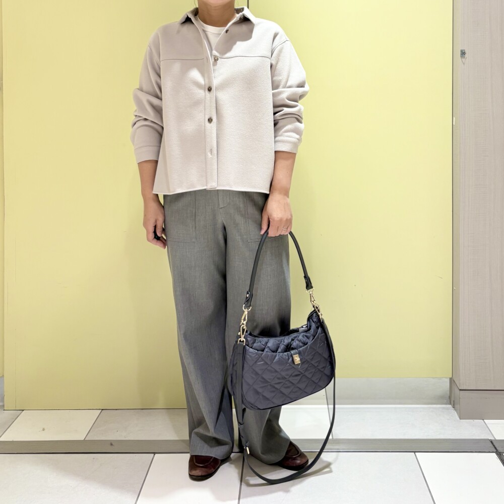 【6F J.PRESS LADIES】ショート丈シャツジャケット