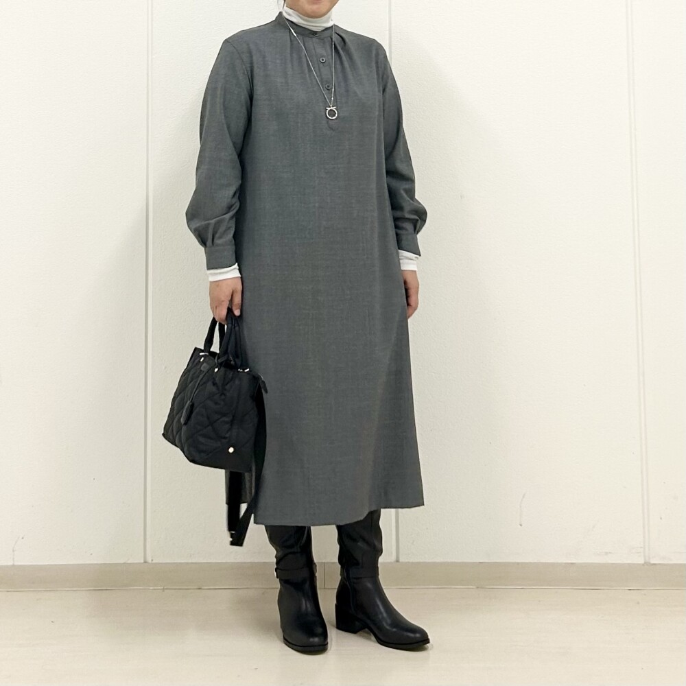 【6F J.PRESS LADIES】秋のお出かけに…シャツワンピース