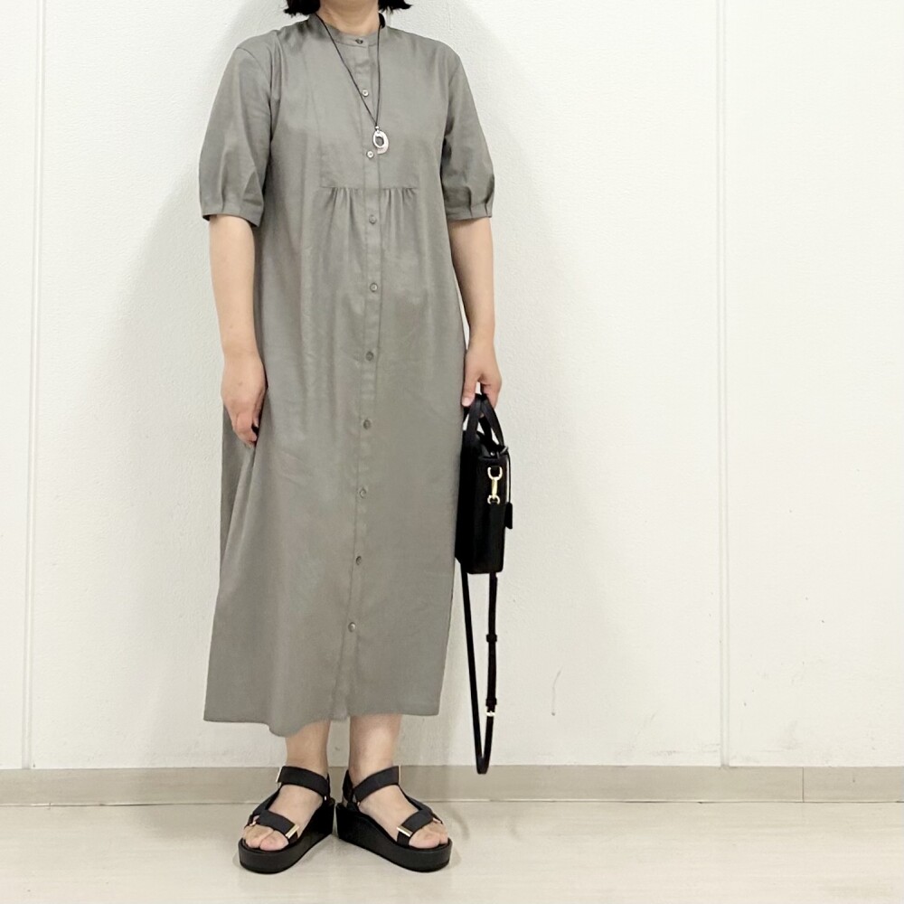 【6F J.PRESS LADIES】ナチュラルな雰囲気のシャツワンピース