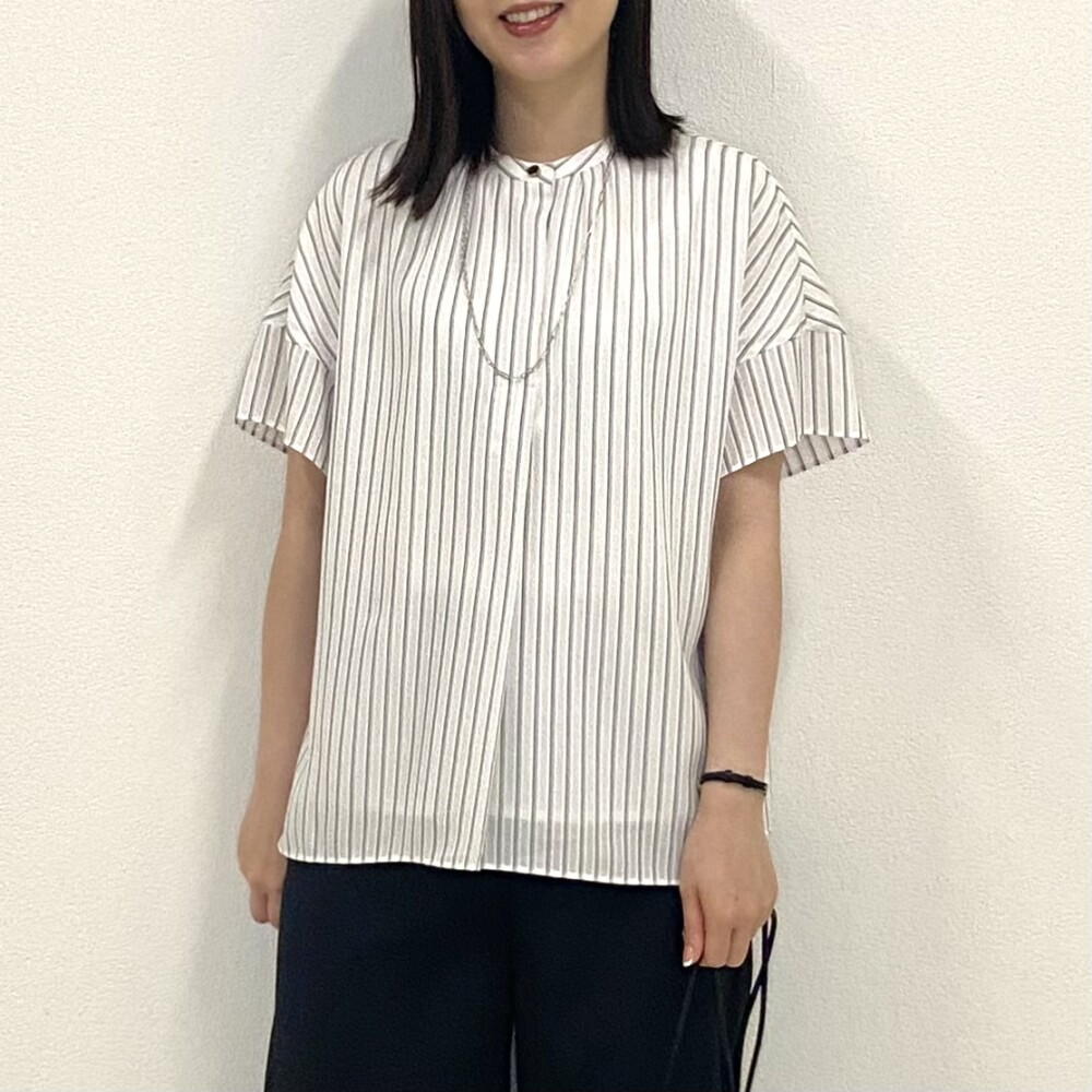 【6F J.PRESS LADIES】爽やかなシアーストライプカットソー♪