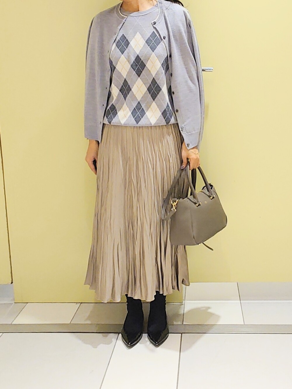 【6F J.PRESS LADIES】アーガイルツインニットのご紹介♪