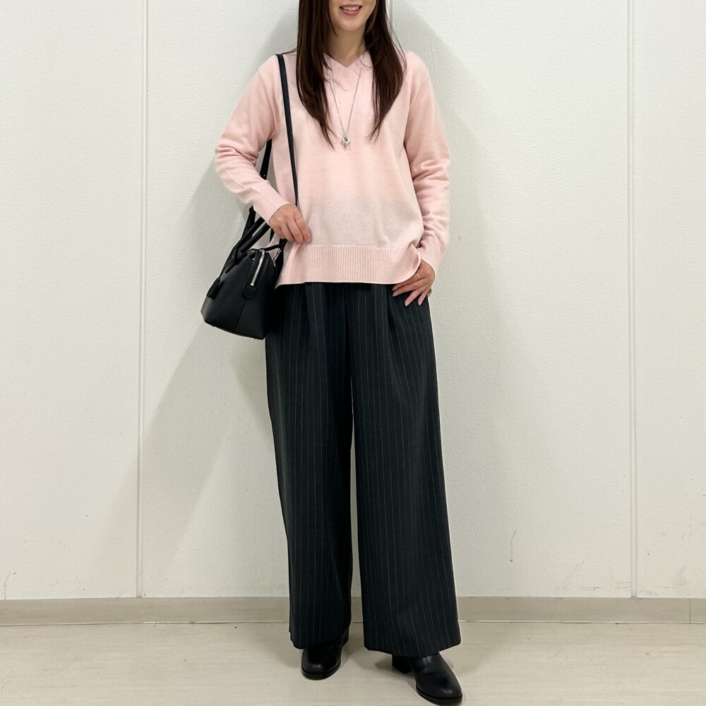 【6F J.PRESS LADIES】柔らかい着心地のカシミヤ混ニット