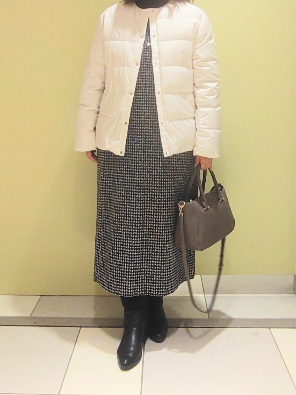 【6F J.PRESS LADIES】洗えるライトダウン ノーカラージャケット！