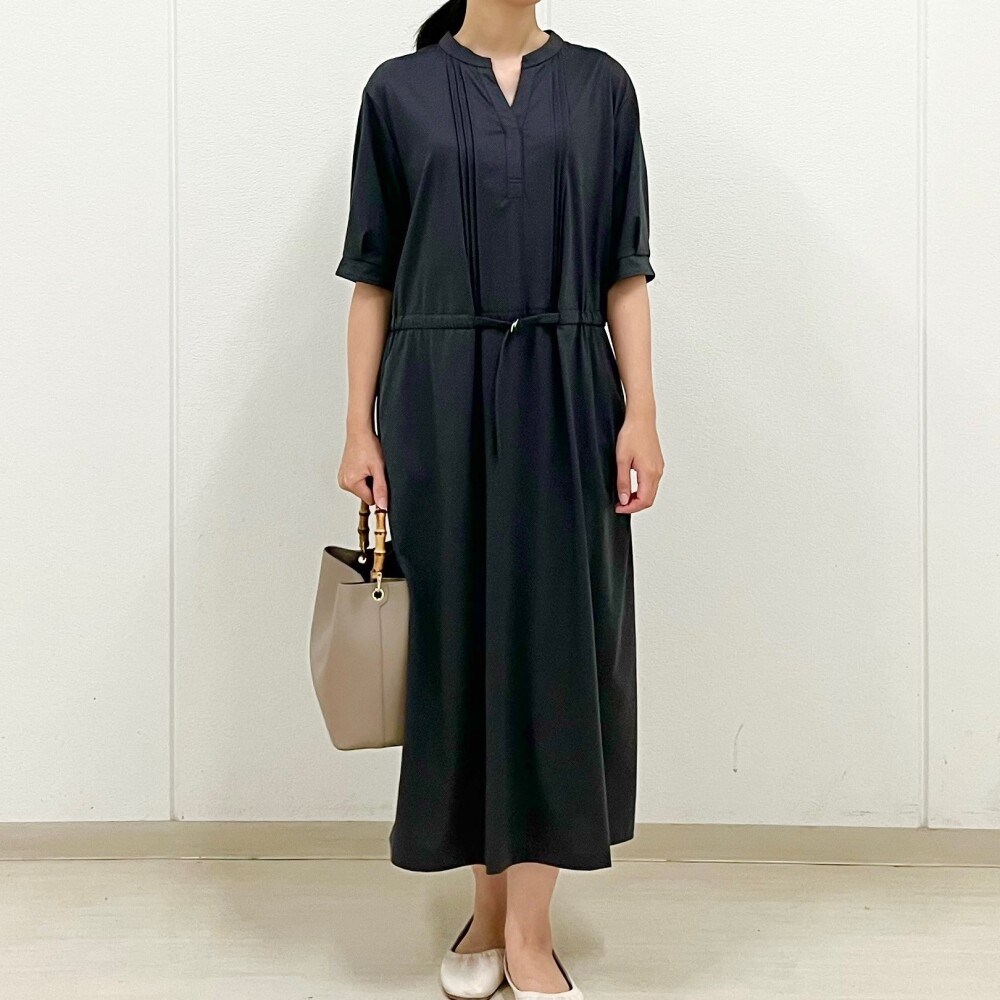 【6F J.PRESS LADIES】接触冷感のカットソーワンピース