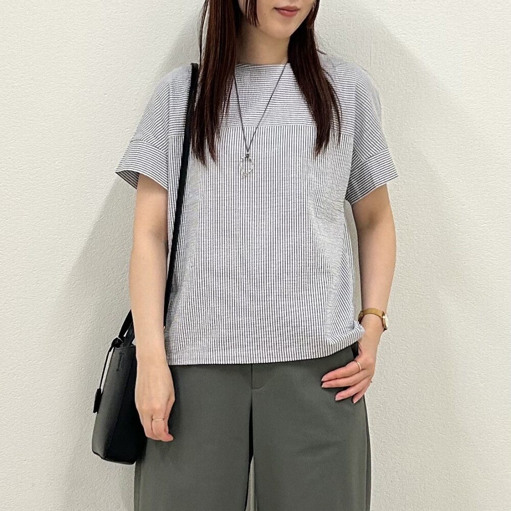 【6F J.PRESS LADIES】清涼感のあるカットソー