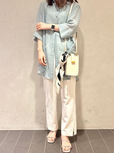 カリテスケープ☆ON/OFF両方で使えるロングシャツ