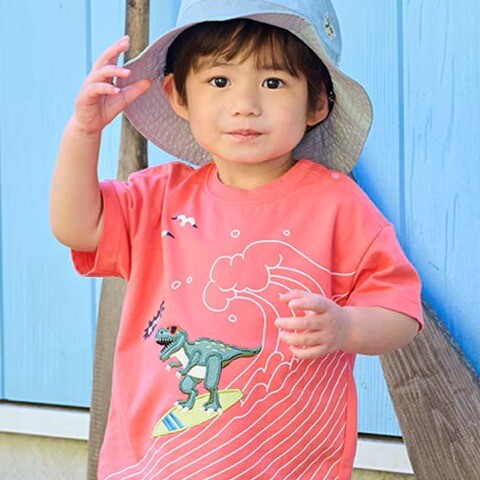 サーフィンザウルス半袖Tシャツ🌈