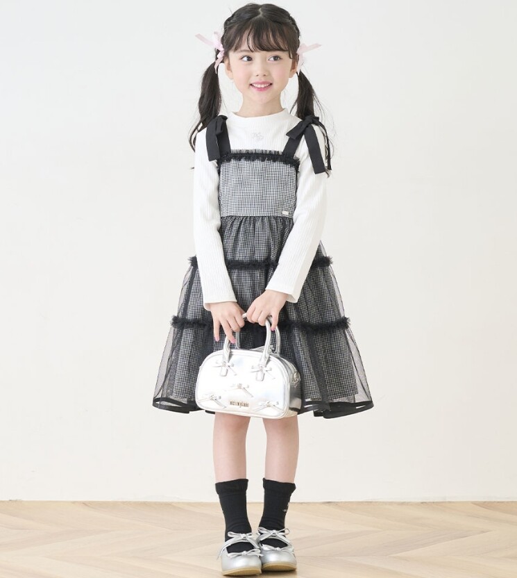チュールワンピース＆長袖Tシャツセット👗
