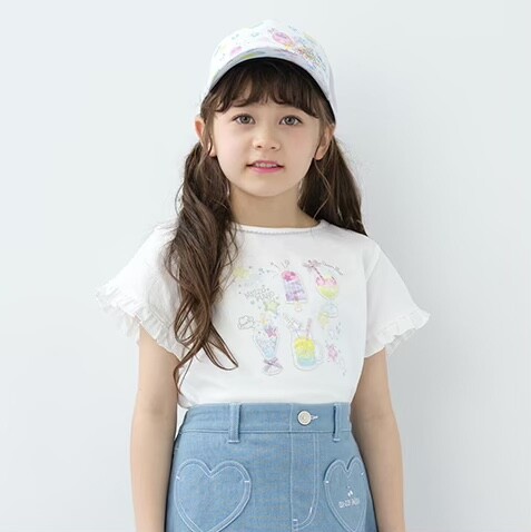 ソーダ刺しゅう半袖Tシャツ🍹✨