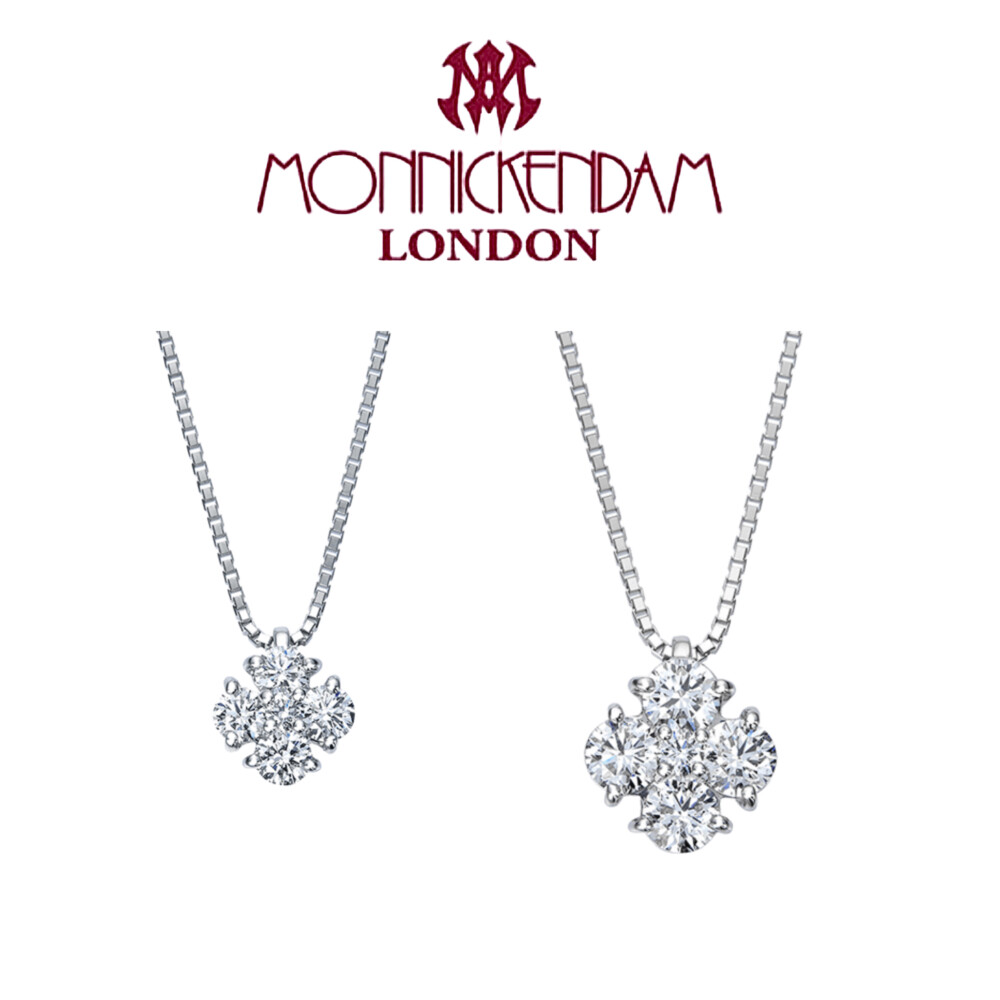 【3階 西側 モニッケンダム】フローラル・Ptダイヤモンドペンダント