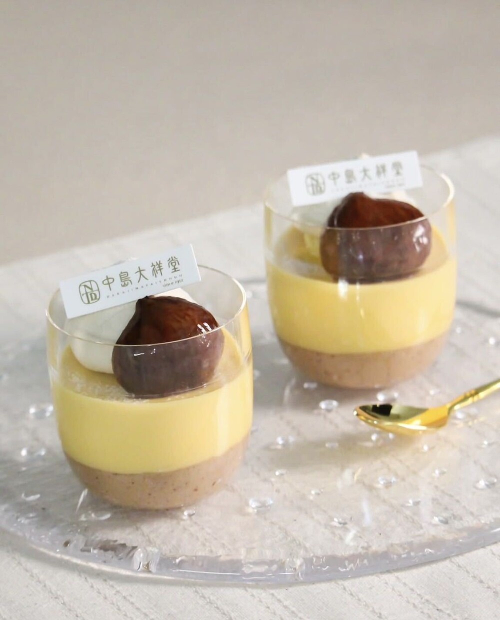 【中島大祥堂】大人の贅沢ごほうび🍮「丹波栗の贅沢重ねプリン」