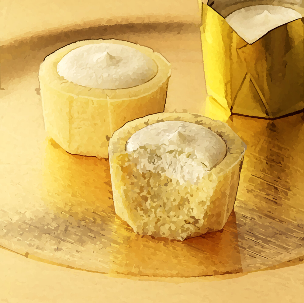 濃厚なチーズ味のレアケーキはいかが？