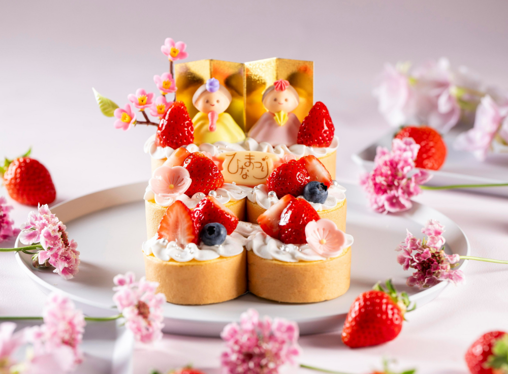 おひなまつり限定✨　ひな壇をイメージしたロールタワー🙌