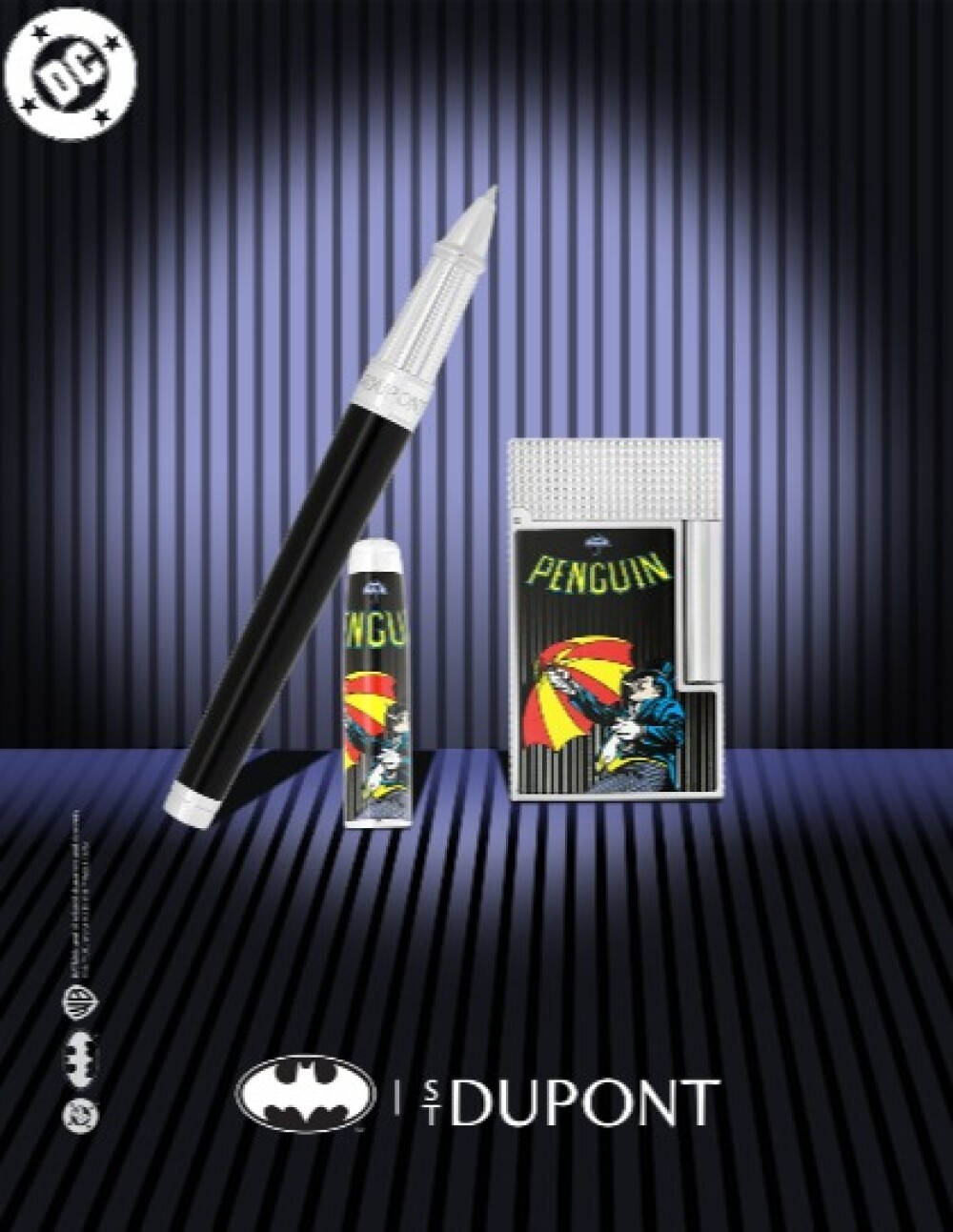 S.T. DUPONT(エス・テー・デュポン)  DCコミックスとの新たなコラボレーションを発売