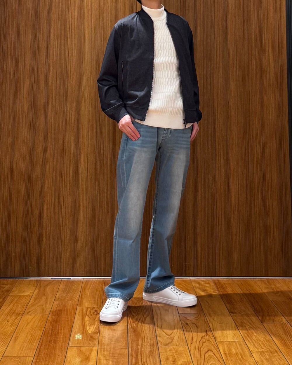 🇫🇷Frenchカジュアル🇫🇷×DELEGANT　MA-1