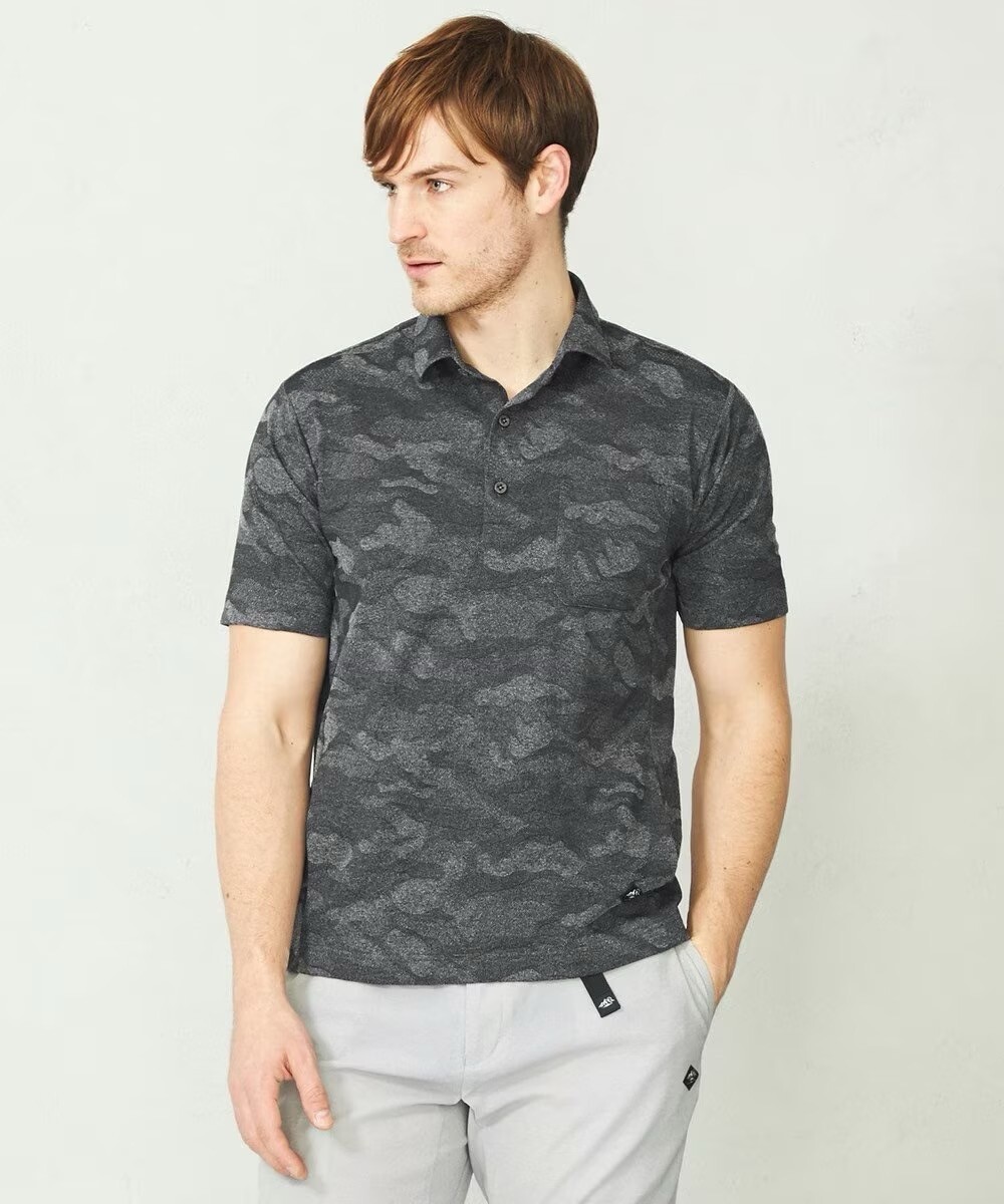 【JOSEPH ABBOUD MOUNTAIN】ドライタッチ クールスキンガードポロ