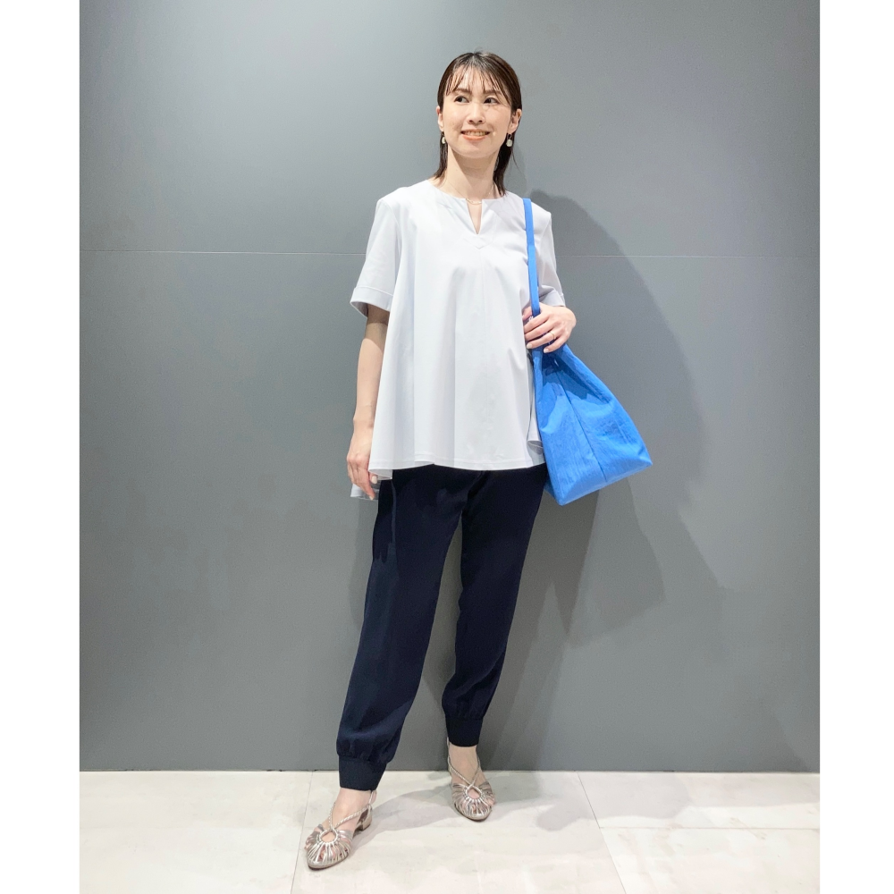 夏に快適　ワンツーコーデ2選