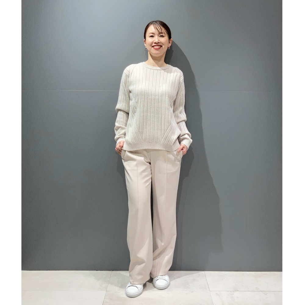 品良く大人カジュアル ワントーンコーデ