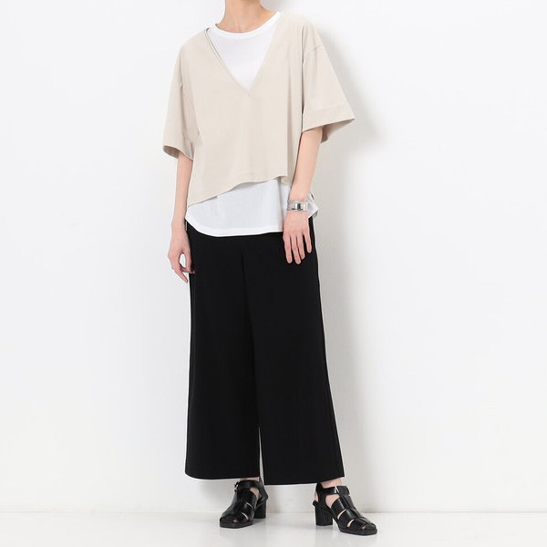 【コムサコンフォート】TCポンチセットTシャツ
