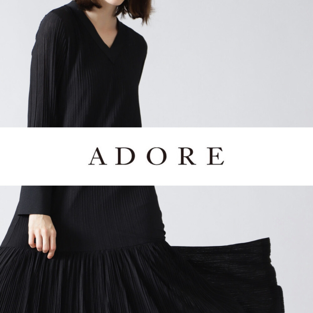楊柳風リラックスワンピース | アドーア | 大丸梅田店公式 SHOP BLOG のスニーカー ADOREリラックスリブワンピース ロングワンピース