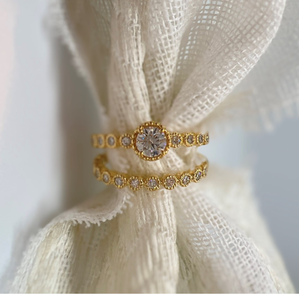 【ポンテヴェキオ】ゴールドのおすすめブライダルリング💍