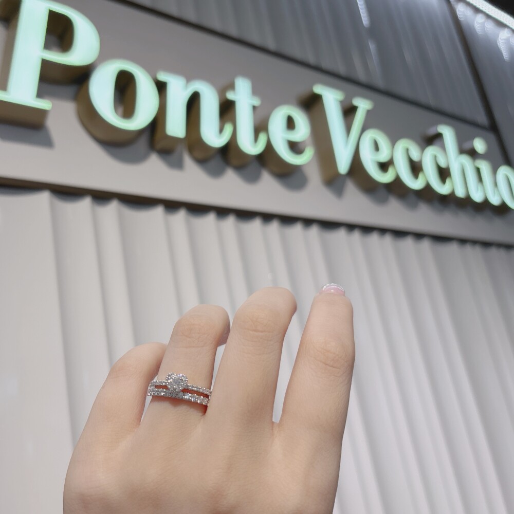 【ポンテヴェキオ】普段使いにもおすすめ♡エンゲージリング💍