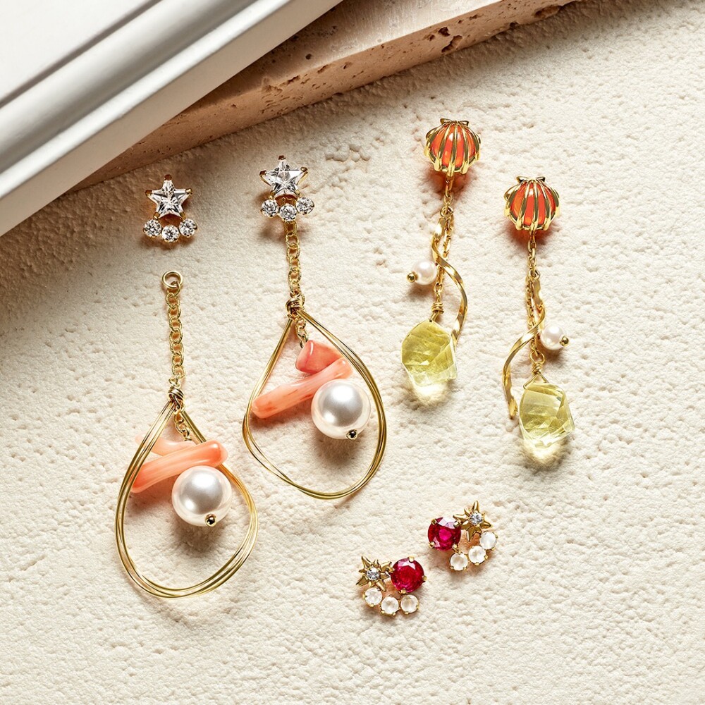 テイクアップ】お顔周りを彩る天然石ピアス🧡 | テイクアップ | 大丸