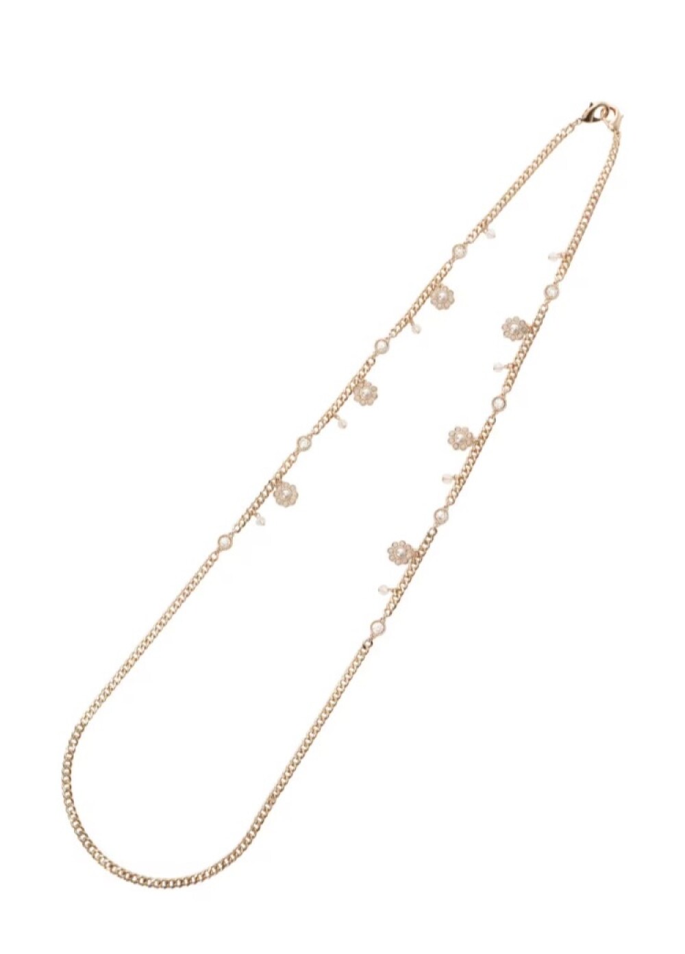 ✨新作✨【フラワーモチーフロングチェーン】