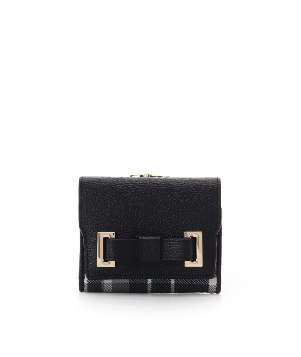 🩷新作🩷 チェック柄エムシュシュⅢ 口金折財布