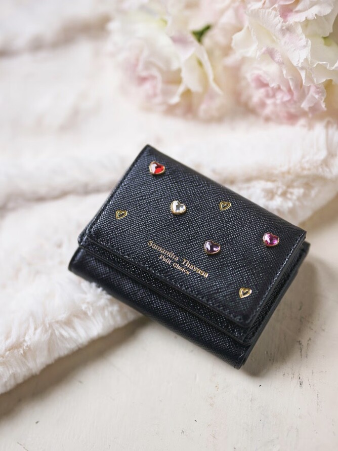 🩷キュートミニ財布🩷【ハートストーン ミニ財布】