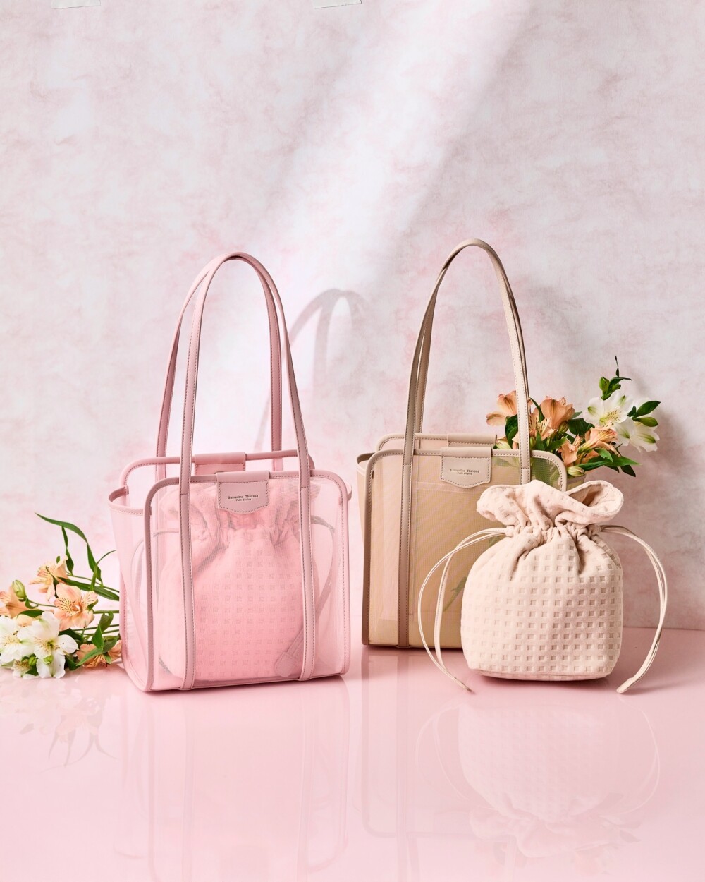🌸新作🌸 チュールトートバッグ