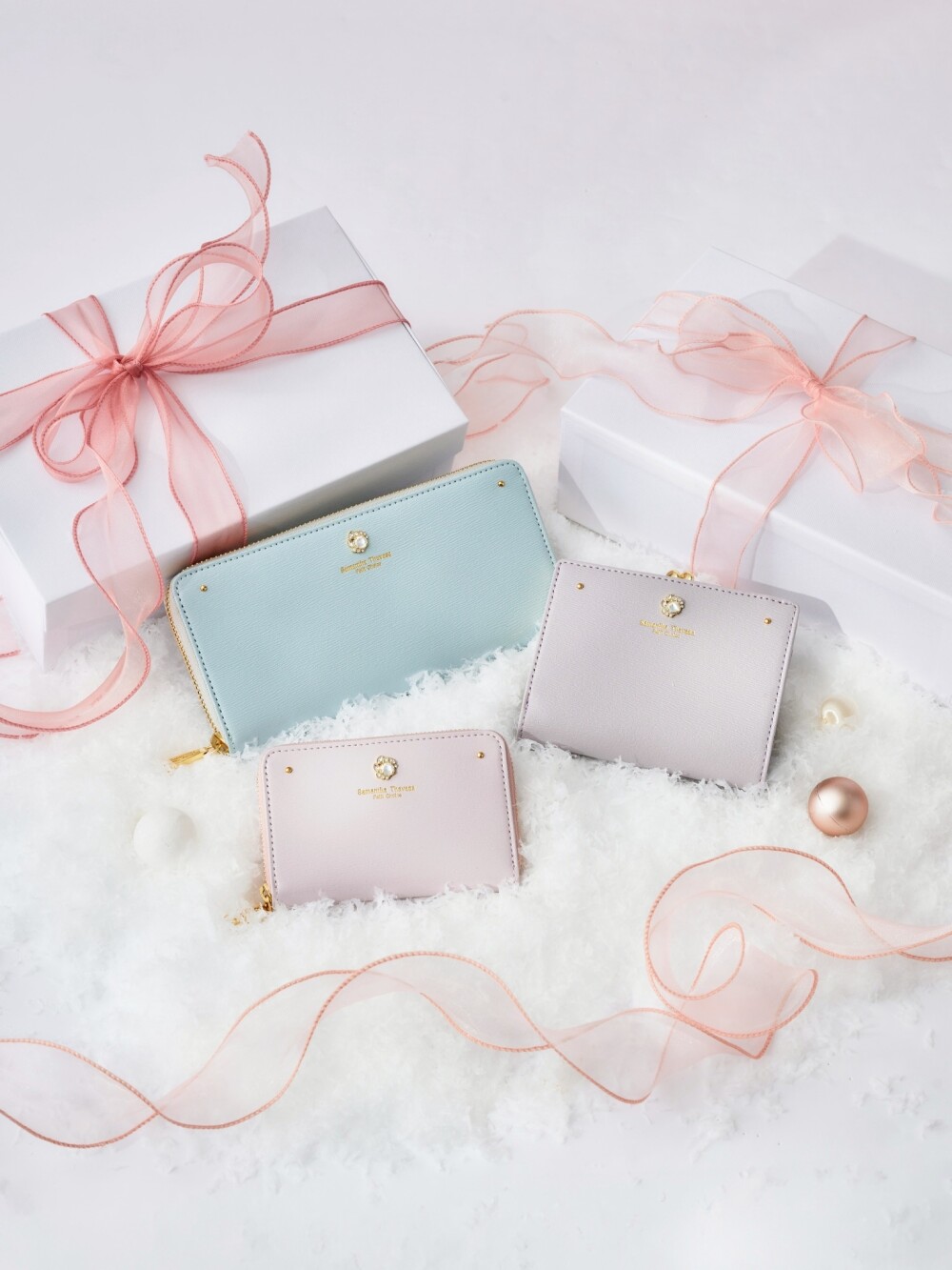 💗新作💗 ビジュー 折財布