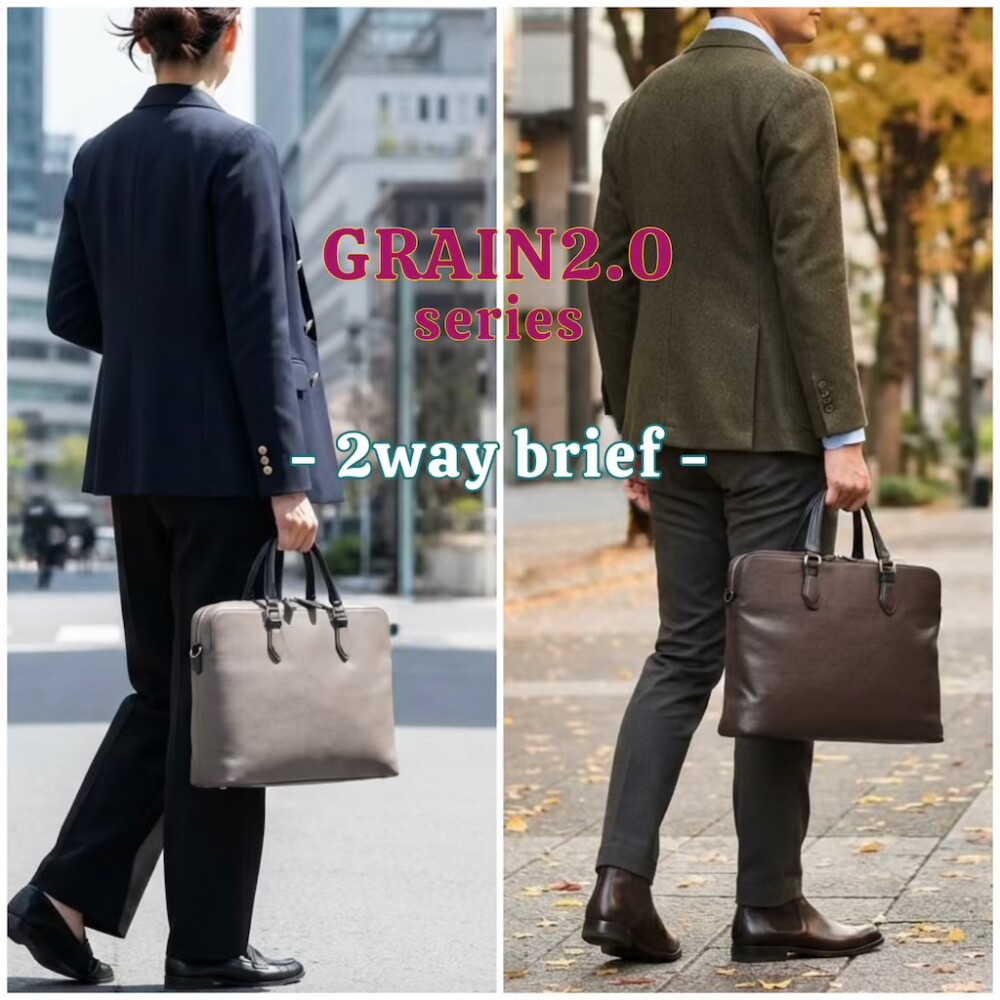 - ナイロンよりレザーで、品格とスタイリングアップ‼️ -