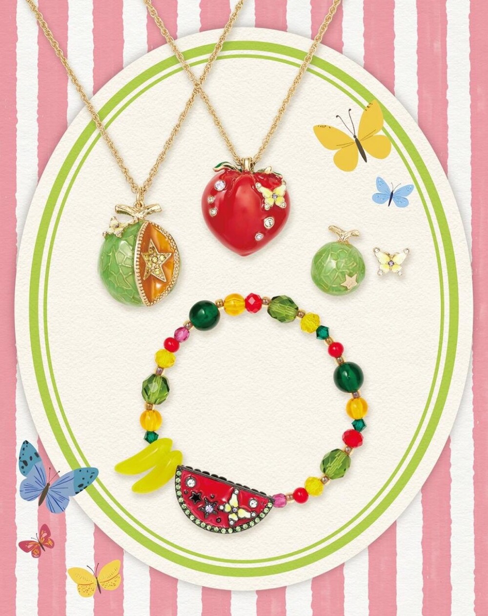 🍈今が食べ頃⁉️フルーツアクセサリーが登場🍎