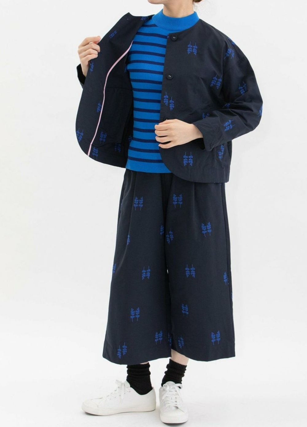 【6階ノップドゥノッド】オーガニックコットンのボーダーニット