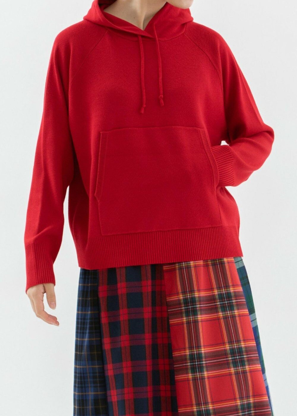 【6階ノップドゥノッド】5色展開♪きれいめニットパーカー