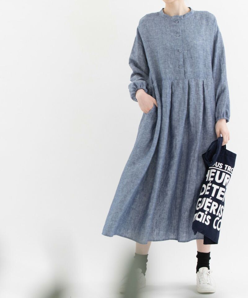 【6階ノップドゥノッド】ゆったりリラックスしたシルエットのワンピース