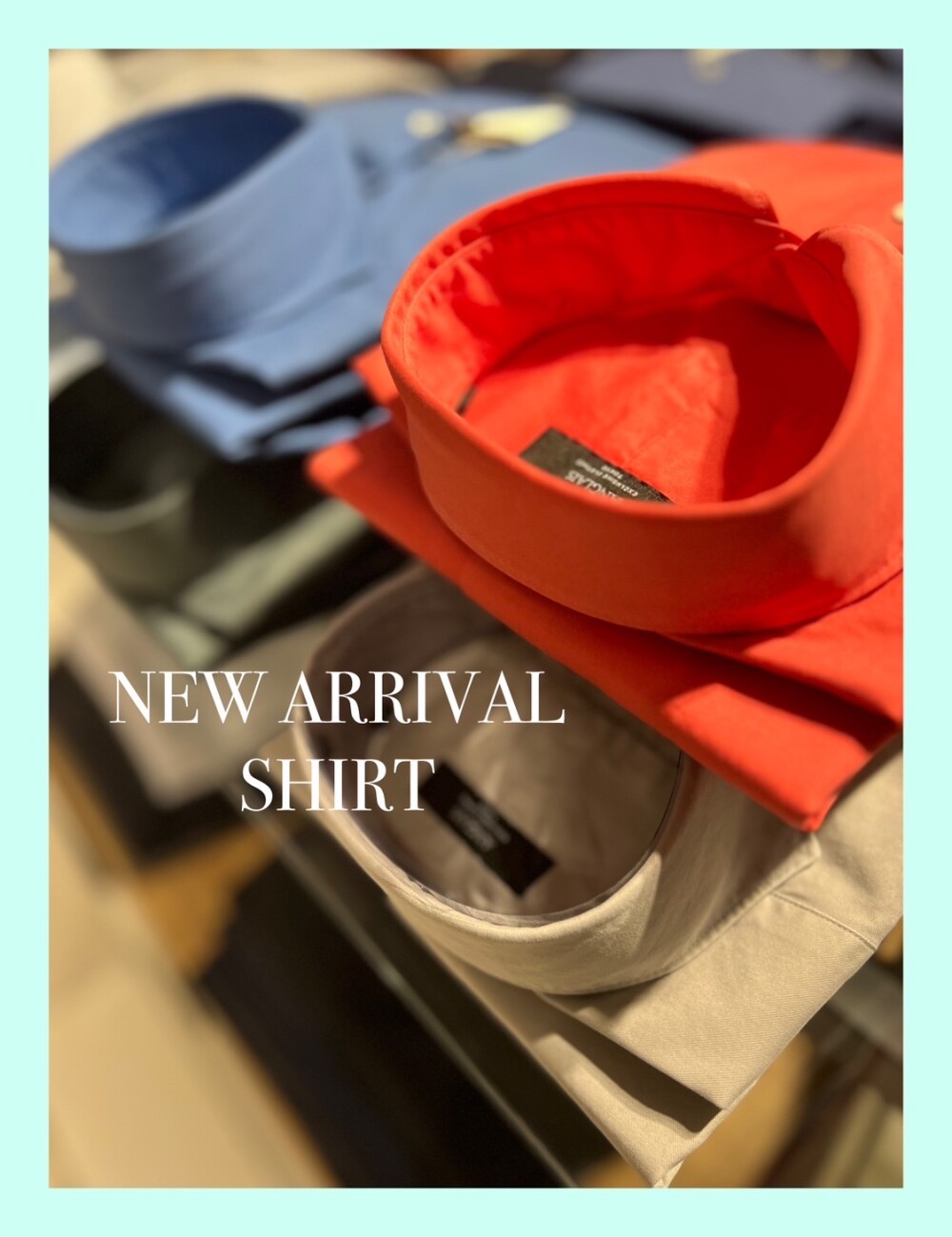 【NEW ARRIVAL】マットな発色が魅力！春を纏う微起毛ツイルシャツ