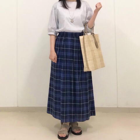 【6F J.PRESS LADIES】主役になるマドラスチェックスカート | J.プレス | 大丸梅田店公式 SHOP BLOG