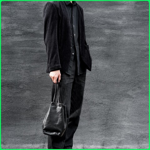 DECI 巾着　レザーリバーシブル　ovy 大藤 DECI 巾着 レザーリバーシブル ovy 大藤