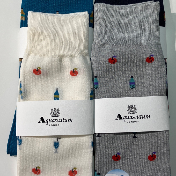 Aquascutum 新作靴下