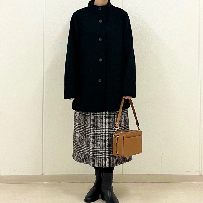 【6F J.PRESS LADIES】上品で女性らしいボトルネックコート