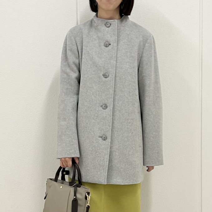 【6階Ｊ.PRESS LADIES】女性らしいボトルネックコート