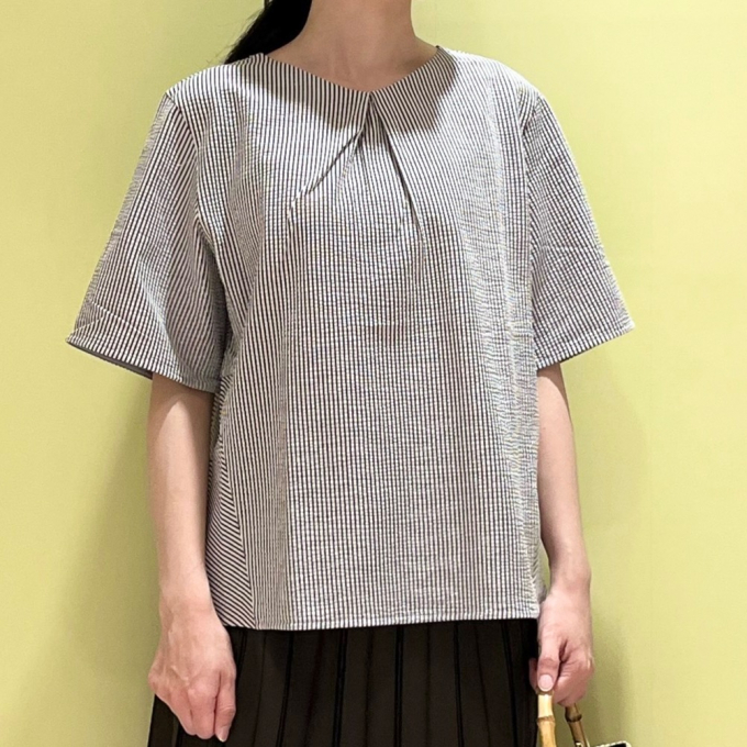 【6F J.PRESS LADIES】ドライタッチなサッカージャージーカットソー