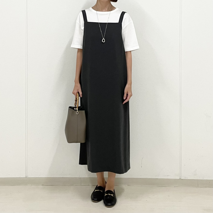 【6階Ｊ.PRESS LADIES】合わせるアイテムで印象を変えられるキャミワンピース