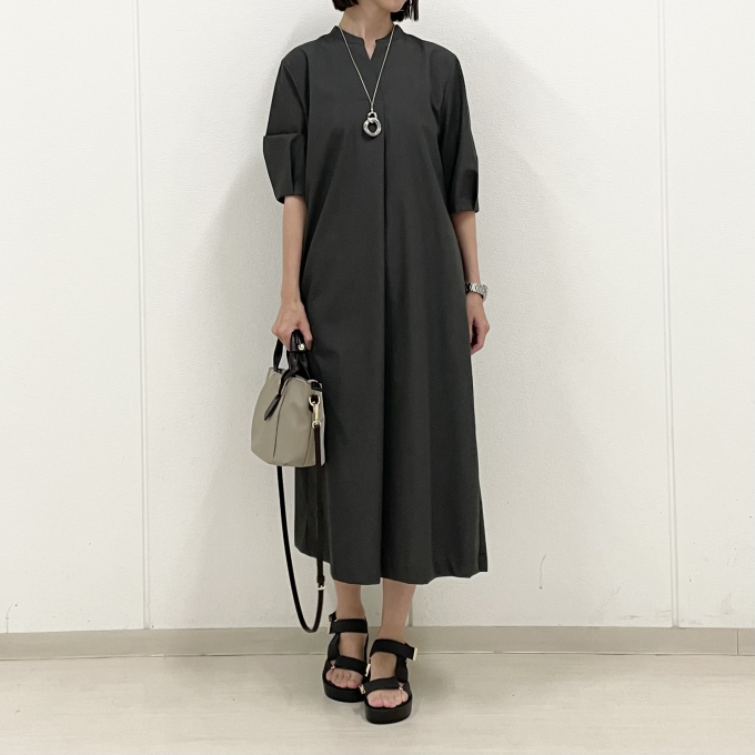 【6階Ｊ.PRESS LADIES】ボリューム袖が魅力のワンピース