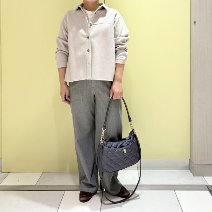 【6F J.PRESS LADIES】ショート丈シャツジャケット