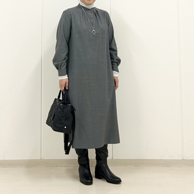 【6F J.PRESS LADIES】秋のお出かけに…シャツワンピース